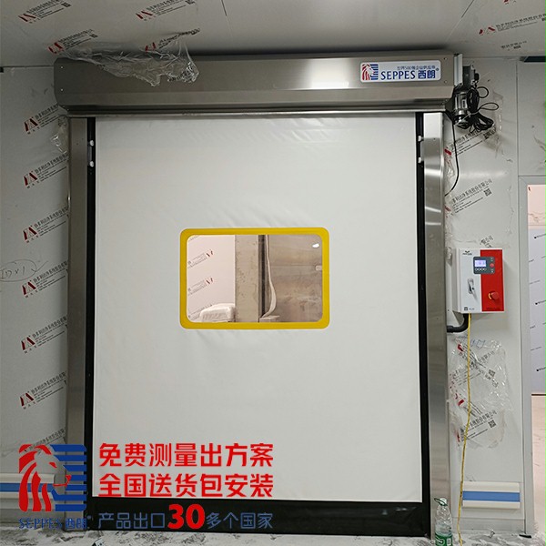 齐鲁制药洁净车间拉链快速门