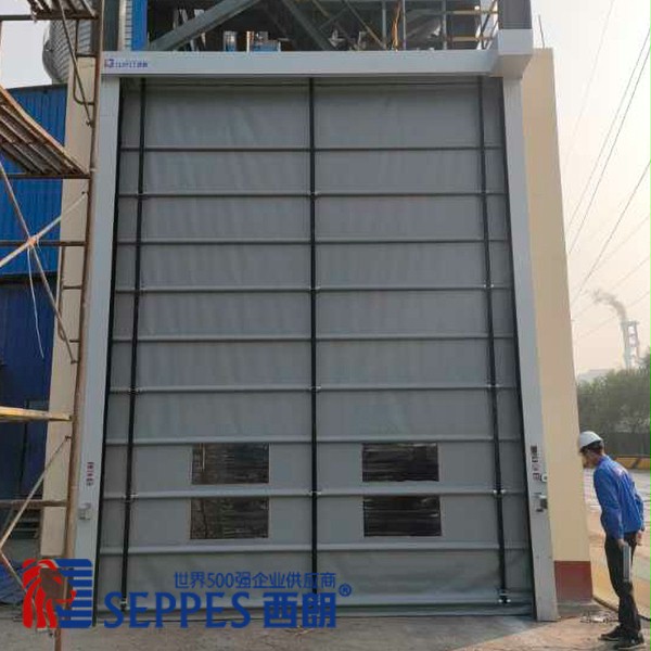 济源钢铁厂房出货口堆积快速门