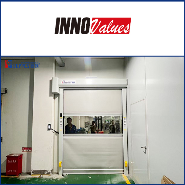 创值工业车间安装西朗快速门