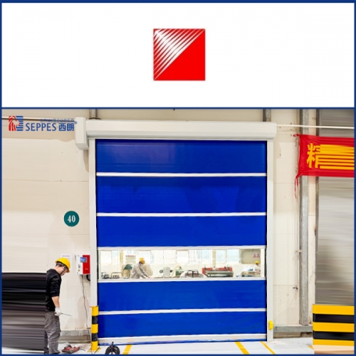 天宇电气车间通道安装西朗快速门