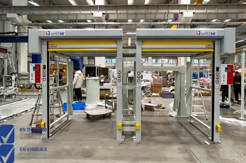 出口国外的快速门，客户：被中国这家快速门惊艳到了！