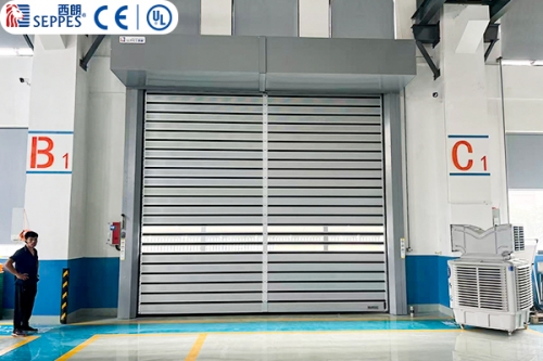 机加工车间防护升级：抗风防盗高速涡轮硬质门的技术优势与应用