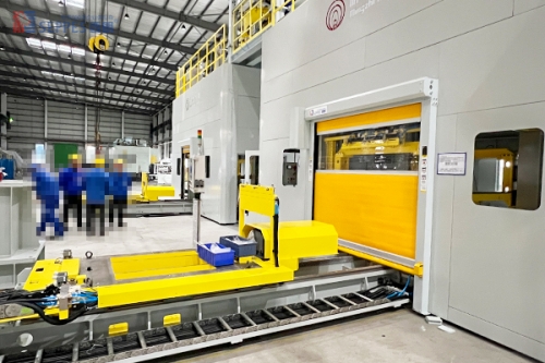 智能产线联动快速门，秒开秒关，防尘隔断