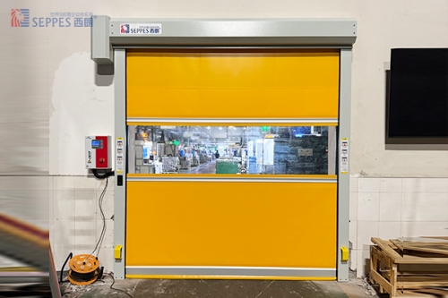 为什么许多机械加工车间pvc快速门都在用西朗品牌的快速门，来看这三点