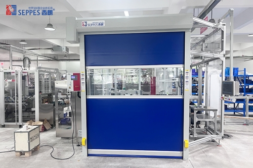 西朗快速门出口法国 为包装设备提供全场景安全防护