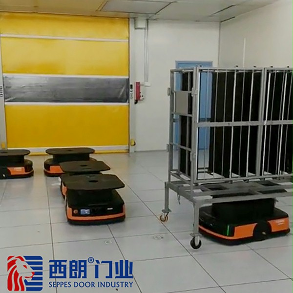 无人搬运车AGV通信快速卷帘门