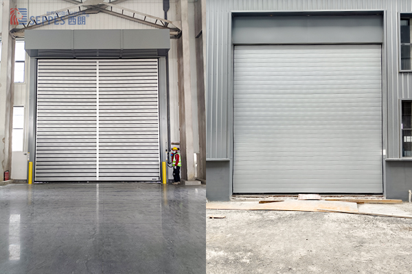 华腾工业技术安装西朗硬质快速门