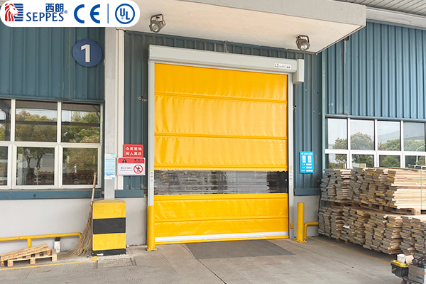 机加工车间pvc快速门