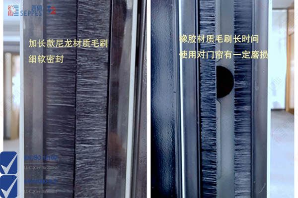 侧边轨道尼龙毛刷