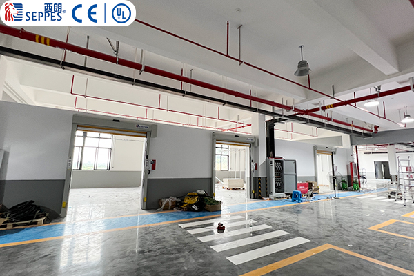 美迪森智能设备安装西朗快速门