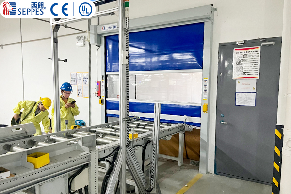 上市公司输送线安装西朗快速门