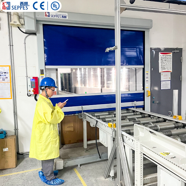 固德威产品输送线复购西朗快速门 固德威产品输送线复购西朗快速门