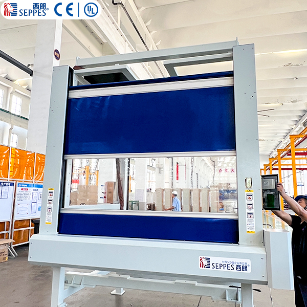 常州百利锂电设备安装西朗倒装快速门