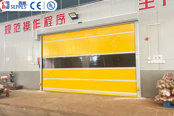 上海海舟协友农副产品车间安装快速门