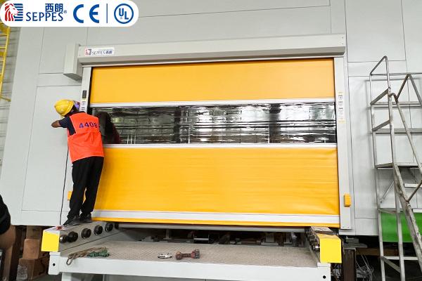 明志科技设备间复购西朗快速门