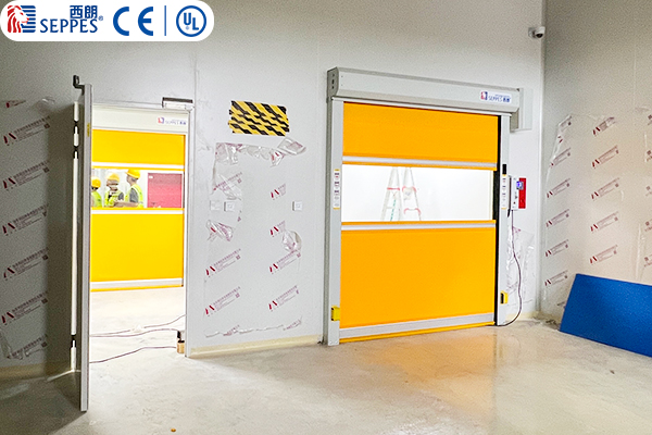 杭州艾赛生物安装西朗品牌快速门