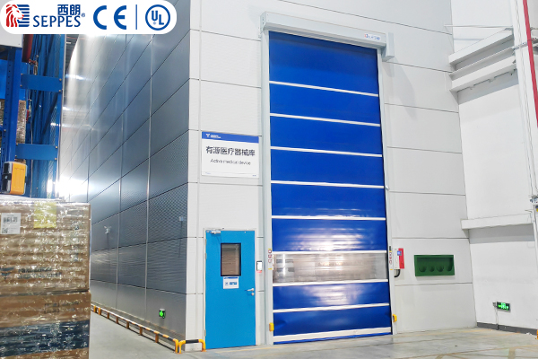 费森尤斯车间通道安装西朗快速门