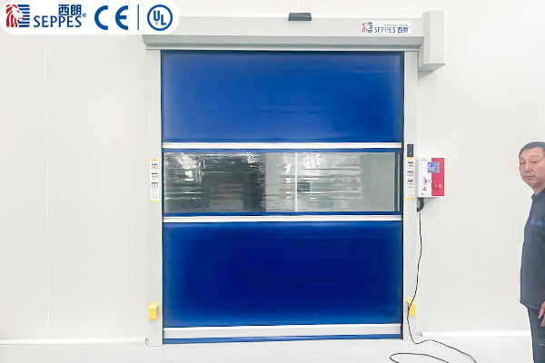 赛德齐瑞车间通道安装西朗快速门