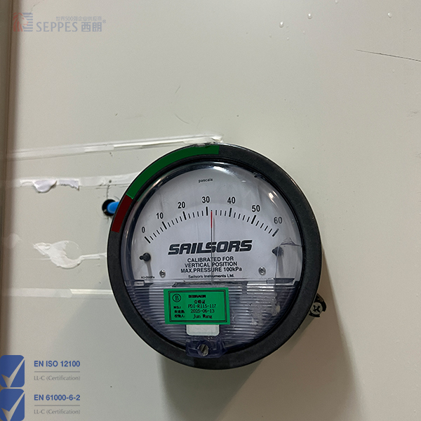 客户实测可承受30pa压差