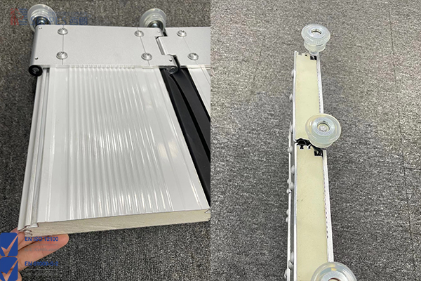 涡轮快速门门板总厚40mm