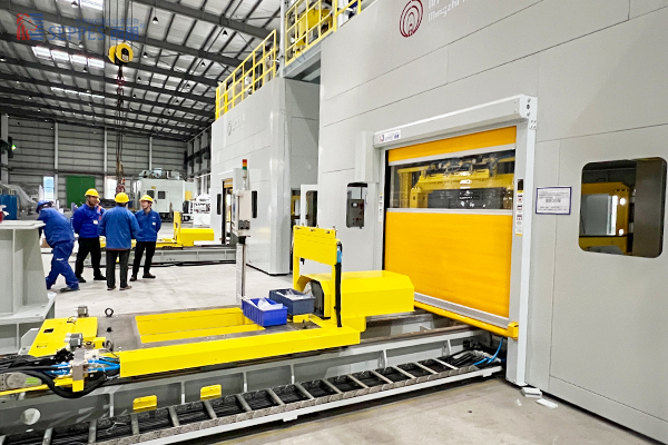 明志科技输送线安装西朗快速门