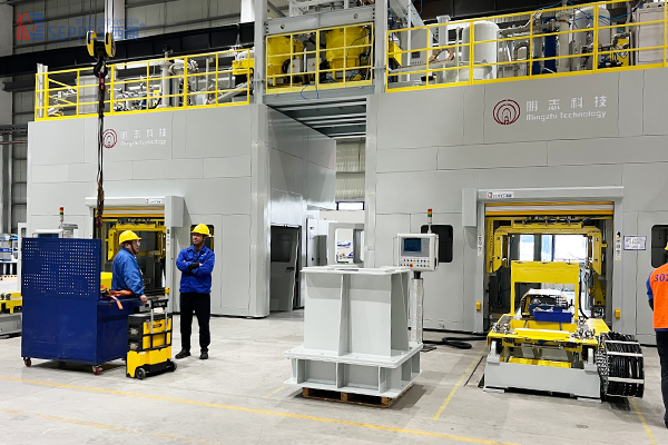 明志科技输送线安装西朗快速门