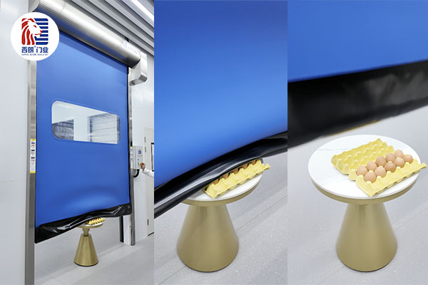 测试柔性底边鸡蛋也压不坏