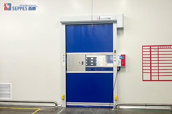 康威塑业车间复购西朗快速门