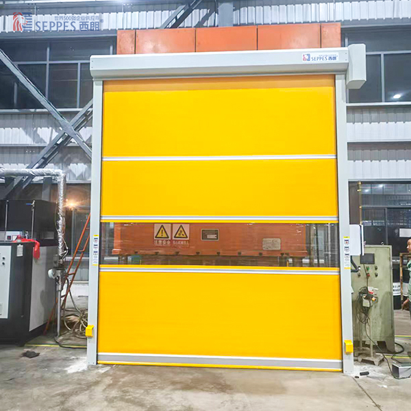 拓普汽车部件车间设备安装西朗快速门