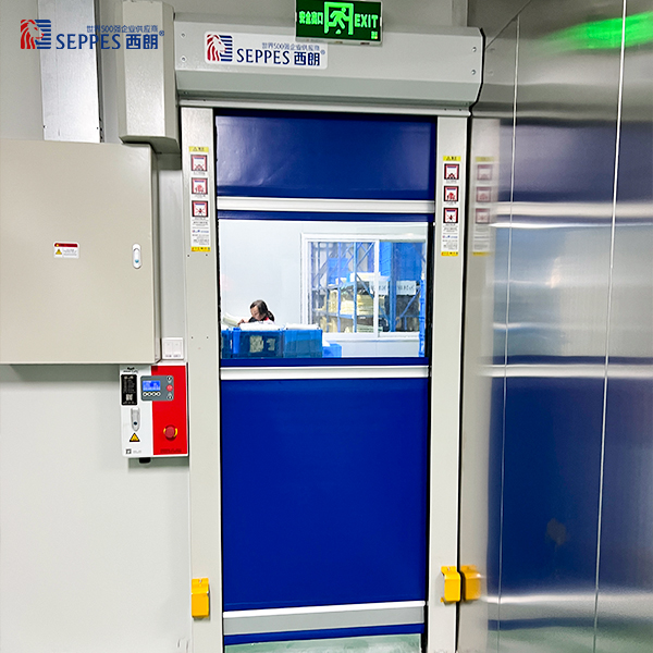 瑞得恩自动化车间通道安装西朗快速门