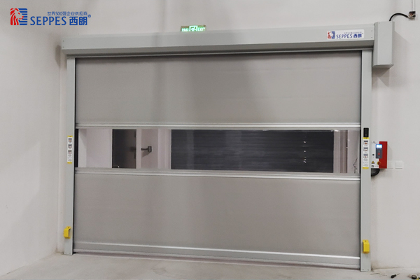 唯佳金属网股份公司车间安装西朗快速门