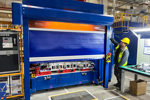 激光焊接设备防弧光快速门