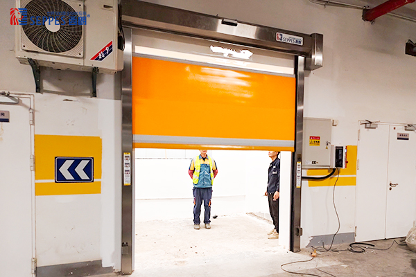 杭州养生堂安装西朗快速门