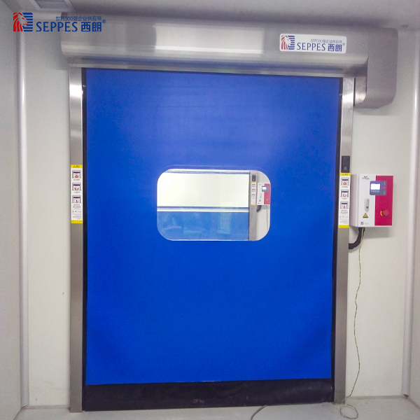 国药集团威奇达药业安装西朗拉链快速门