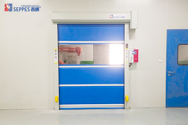 国药集团威奇达药业安装西朗快速门