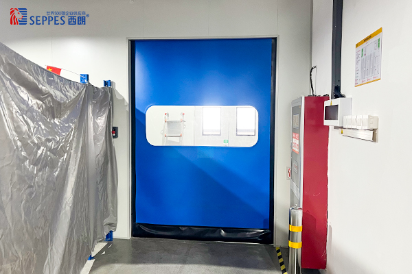 方位无菌包装安装西朗拉链快速门