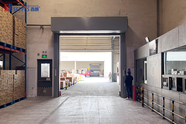 oishi上好佳食品工厂安装涡轮硬质快速门